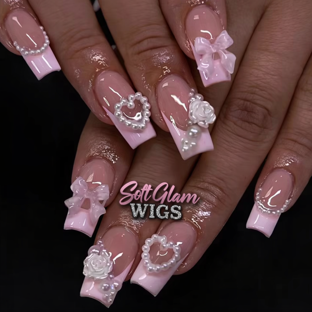 Soft Glam Press On Nails 💅✨